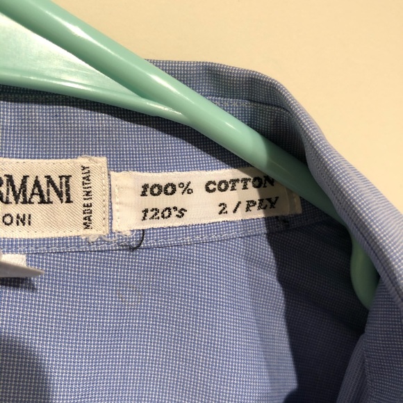 Armani Mens button down shirt size L - Picture 4 of 8